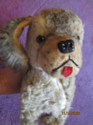 Vintage plüsch hund - vintage-plüsch-hund, ca