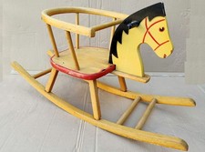 Schaukelpferd Holz 60iger