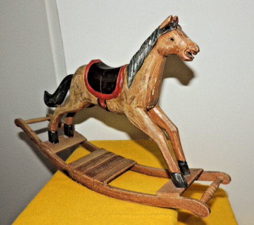 Altes großes schaukelperd aus - altes,
