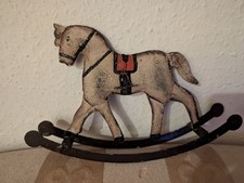Schaukelpferd Blech Antik