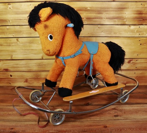 Vintage rollpferd von trudi - vintage,