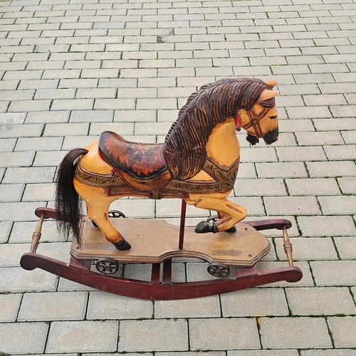 Altes holzpferd holz - ,