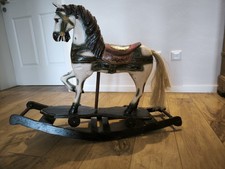 Antikes Schaukelpferd Aus Holz