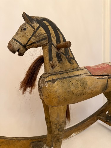 Antikes schaukelpferd 1900 - um,