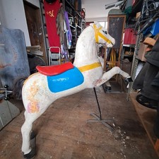 KARUSSELL - PFERD - ANTIK -